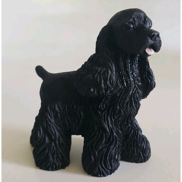 3D Dog Shaped Picture Photo Frame Holders Doggie Resin Figurines Cocker Spaniel - Picture 7 of 15